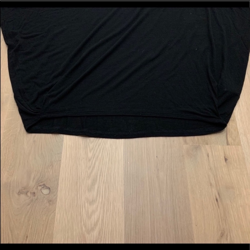 Ella Moss Icon Short Sleeve Tee Shirt Top Black - Picture 10 of 12